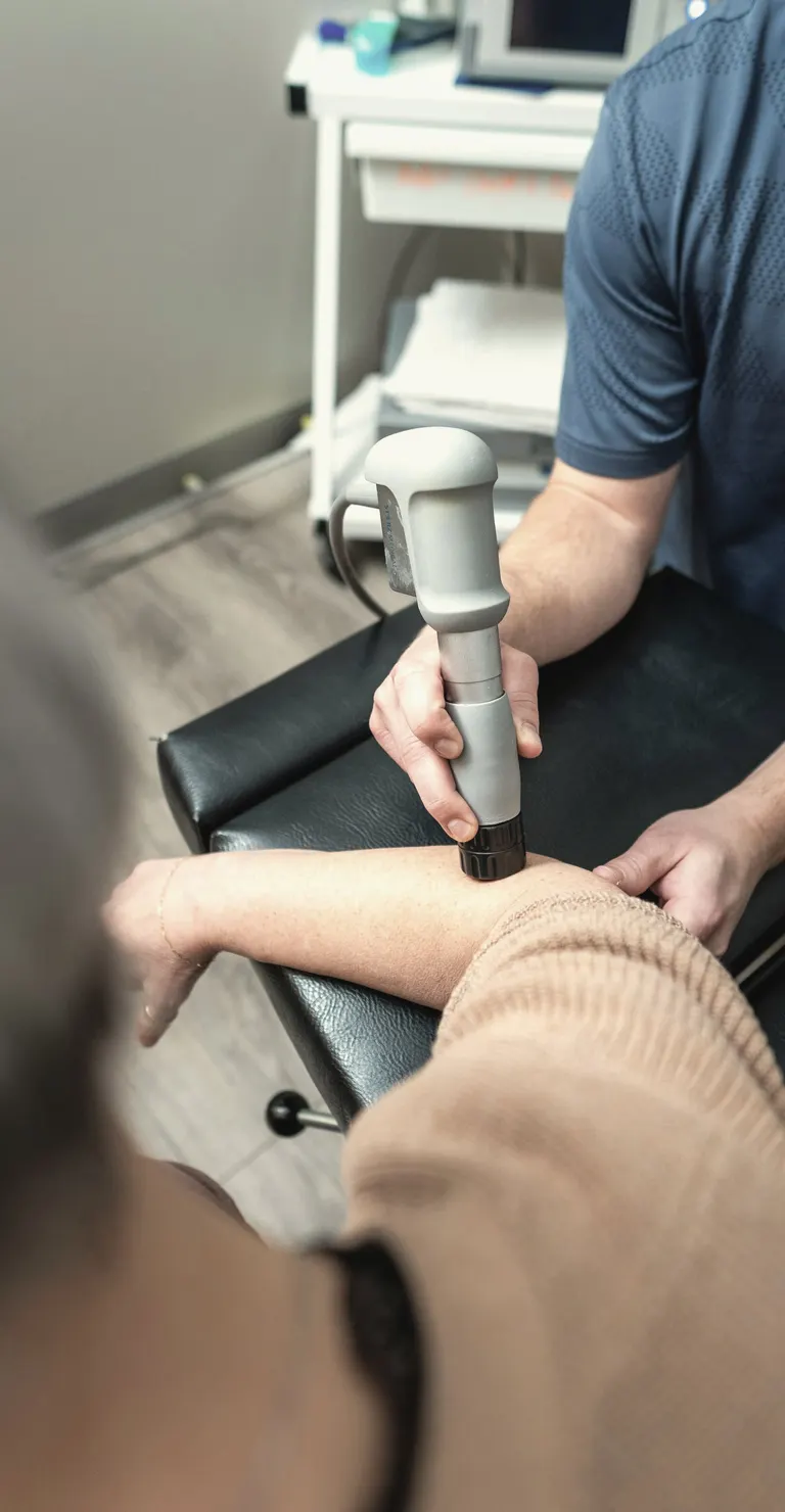 Ecografia vascolare eseguita su un arto